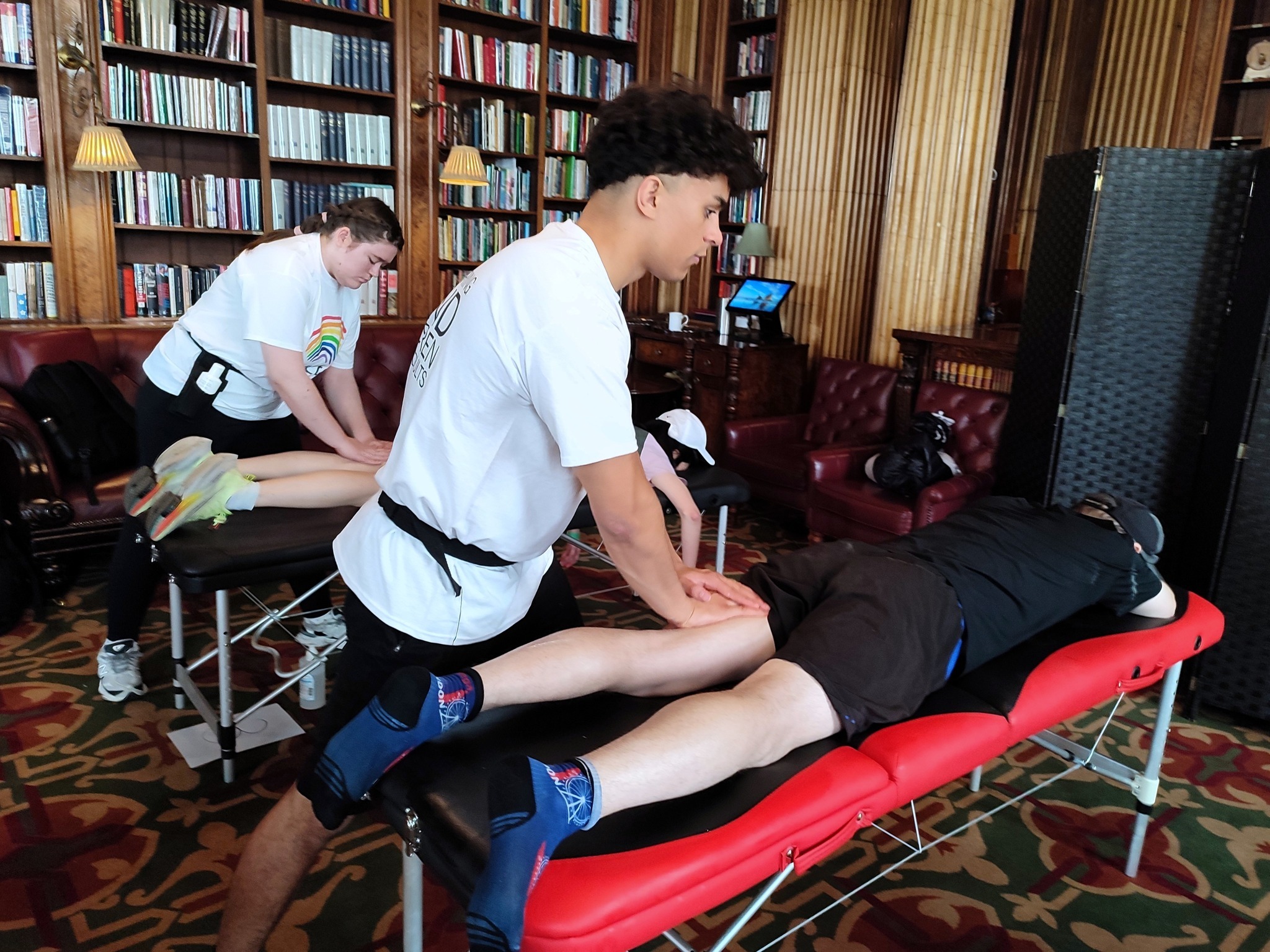 RNC's massage students support London Marathon runners